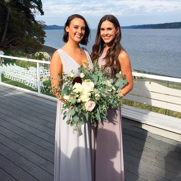 Lulu’s Heavenly Hues Light Grey Maxi Dress - Picture 5 of 5